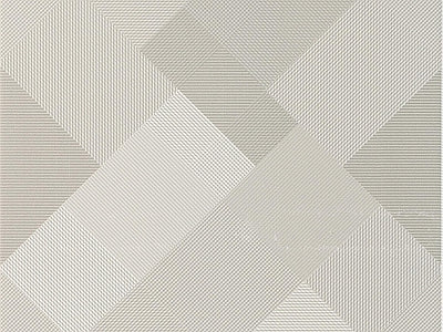 Aperçu de Papier peint relief géométrique beige – Salon sur votre mur
