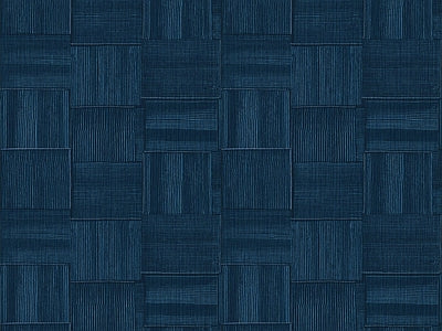 Aperçu de Papier peint tressage marine – Salon sur votre mur