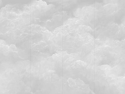 Papier peint ciel nuageux gris, aperçu du design