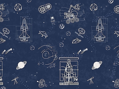 Aperçu de Papier peint plans d'aviateur – Chambre enfant sur votre mur