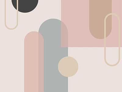 Aperçu de Papier peint arches bohème rose – Salon sur votre mur