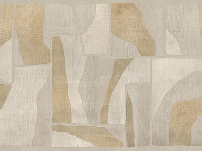 Papier peint collage beige, aperçu du design
