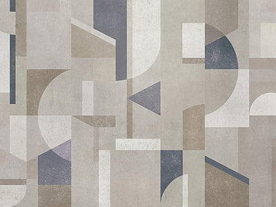 Papier peint mosaïque grise, aperçu du design