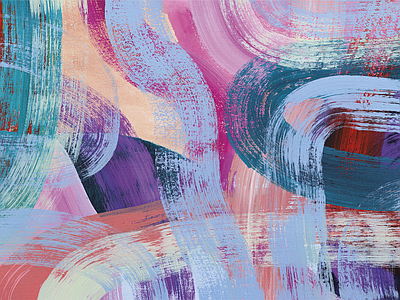 Aperçu de Papier peint marbrure rose et bleue – Salon sur votre mur