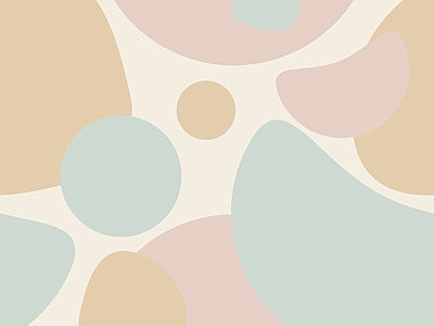 Aperçu de Papier peint galets pastel – Chambre bébé sur votre mur