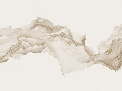 Papier peint fumée beige, aperçu du design