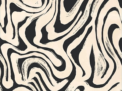 Papier peint ondes zébrées, aperçu du design