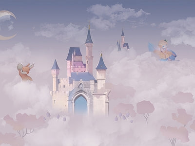 Papier peint château de princesse, aperçu du design