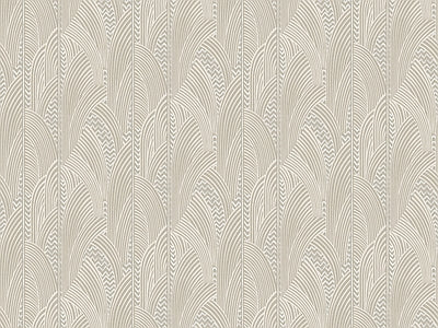 Papier peint éventails ton sur ton, aperçu du design