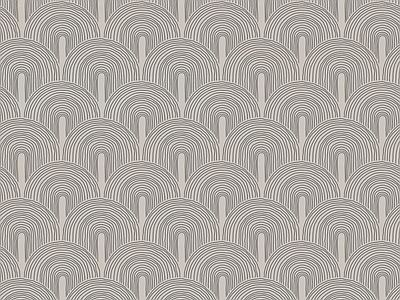 Papier peint motif graphique gris, aperçu du design