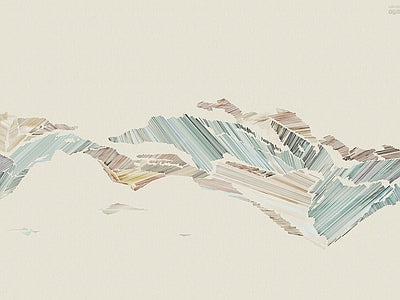 Papier peint encre turquoise, aperçu du design