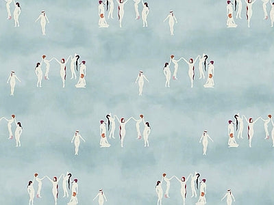 Aperçu de Papier peint petits pingouins – Chambre enfant sur votre mur