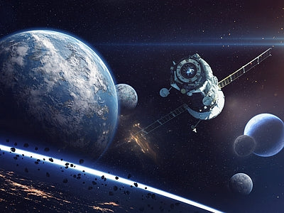 Aperçu de Papier peint station spatiale – Chambre enfant sur votre mur