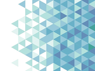 Papier peint triangles bleu glacier, aperçu du design