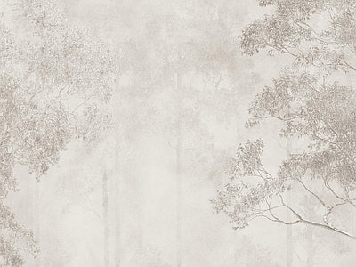 Aperçu de Papier peint paysage brumeux – Salon sur votre mur