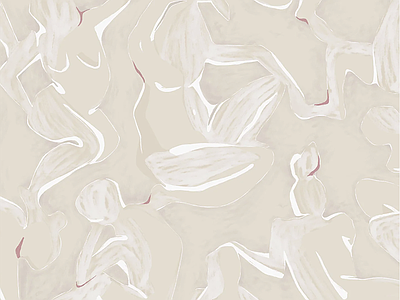 Papier peint drapé sable, aperçu du design