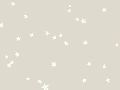 Aperçu de Papier peint étoiles sur fond taupe – Chambre bébé sur votre mur