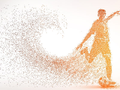 Aperçu de Papier peint footballeur en éclats – Chambre enfant sur votre mur