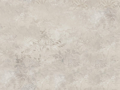 Aperçu de Papier peint feuillage lin – Salon sur votre mur