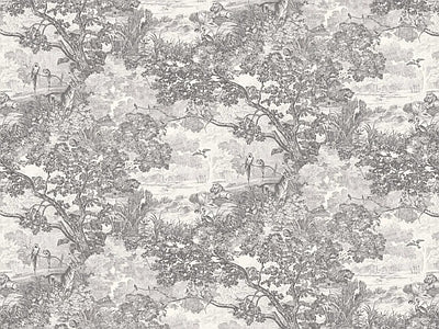 Papier peint jungle gravée, aperçu du design
