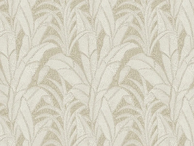 Papier peint herbes folles blanches, aperçu du design