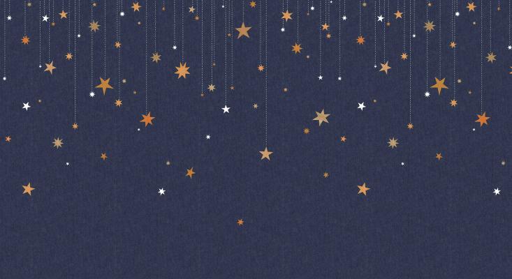 Papier peint nuit étoilée, aperçu du design