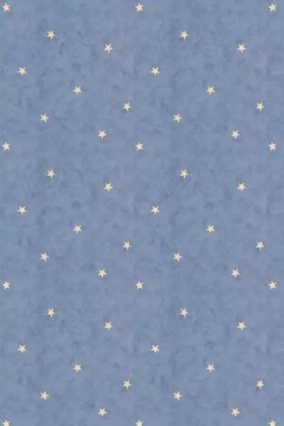 Aperçu de Papier peint pluie d'étoiles bleue – Chambre enfant sur votre mur
