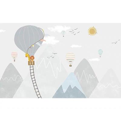 Papier peint échelle vers les nuages, aperçu du design