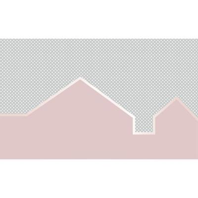 Papier peint sommet rose poudré, aperçu du design