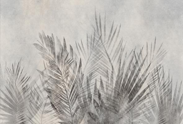 Papier peint herbes grises, aperçu du design