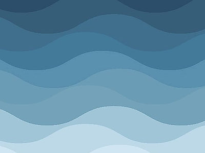 Papier peint vagues bleues, aperçu du design