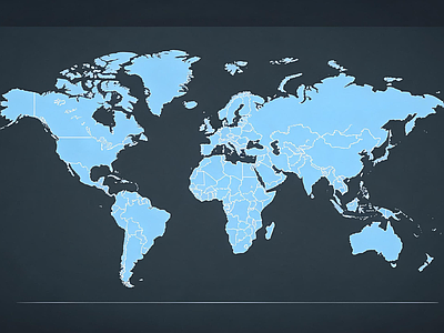 Papier peint carte du monde nuit, aperçu du design