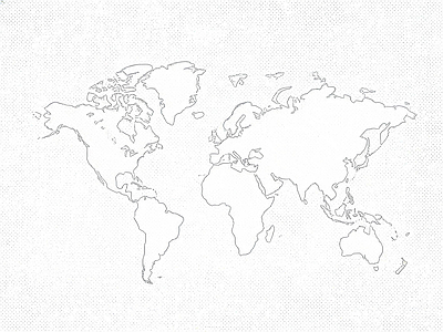 Aperçu de Papier peint carte du monde esquissée – Salon sur votre mur