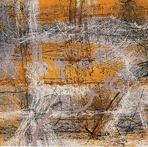 Papier peint toile ocre, aperçu du design